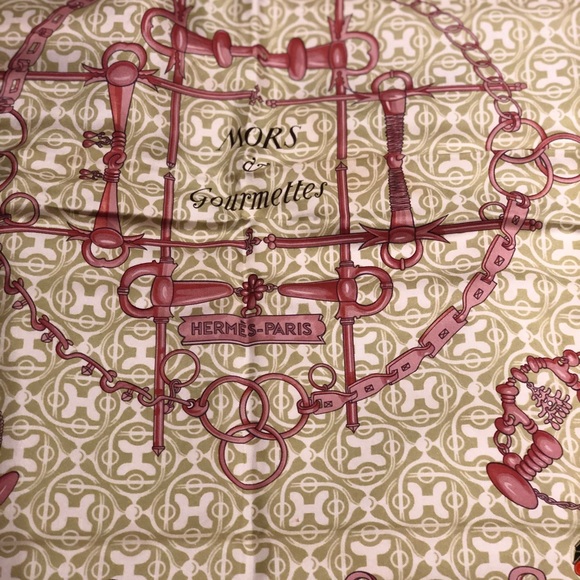 Hermès Mors & Gourmettes Silk scarf - Picture 4 of 8
